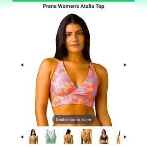 NWT Prana Atalia Top Color: Morning Glory Bloom Size: Small